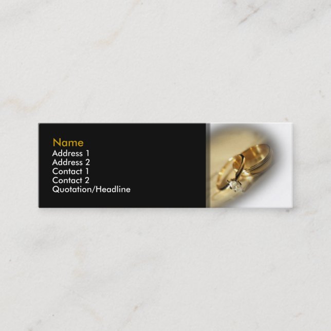 Jewellery Business Card (Front)