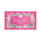 Jewellery Business Card Floral Pink Silver Diamond