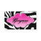 Jewellery Business Cards Animal Zebra Sparkle Pink
