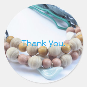Jewellery Design Thank you round stickers