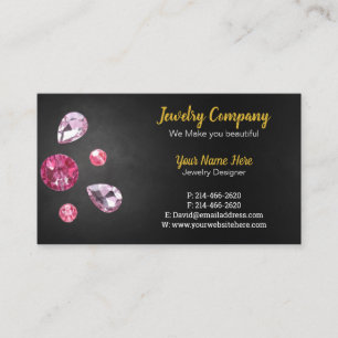 Jewellery Designer /Seller Business Card
