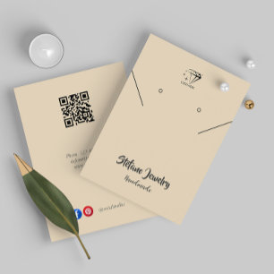 Jewellery Display Add Your Logo Product Packaging Business Card