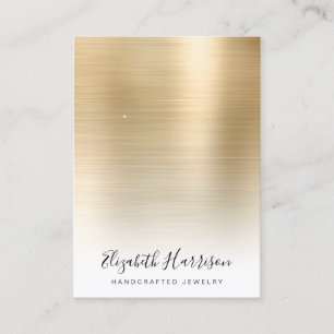 Jewellery Display Gold Business Card
