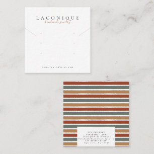 Jewellery Display   Jewellery Earring   Modern Square Business Card