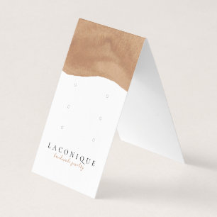Jewellery Display Neutral Abstract Business Card
