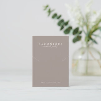 Jewellery Display | Neutral | Minimalistic  Busine Business Card