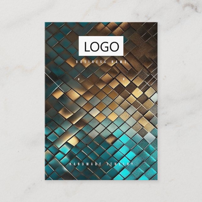 Jewellery Earrings Necklace Bracelet Display Card (Front)