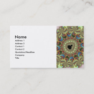Jewellery Fractal Business Card