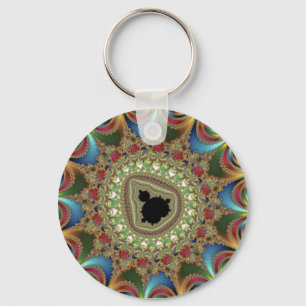 Jewellery Fractal Key Ring