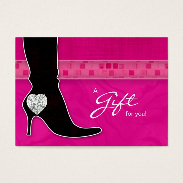 Jewellery Gift Card Spa Valentine's Day Heart Boot (Front)