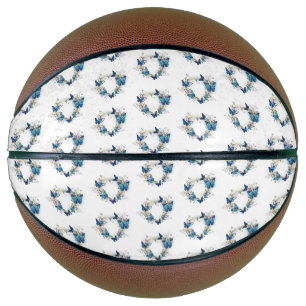 Jewellery Heart with Butterflies Morpho Basketball