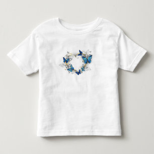 Jewellery Heart with Butterflies Morpho Toddler T-Shirt