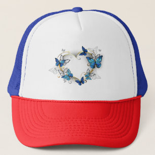 Jewellery Heart with Butterflies Morpho Trucker Hat