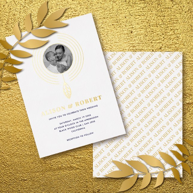 Jewellery inspired frame and photo white wedding (Creator Uploaded)