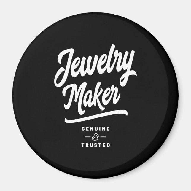 Jewellery Maker Job Title Gift Magnet (Front)
