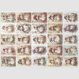 Jewellery Maker Snowman Tissue Paper