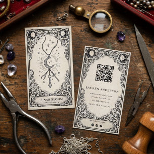 Jewellery Maker    Vintage Celestial Jewellery Mak Business Card