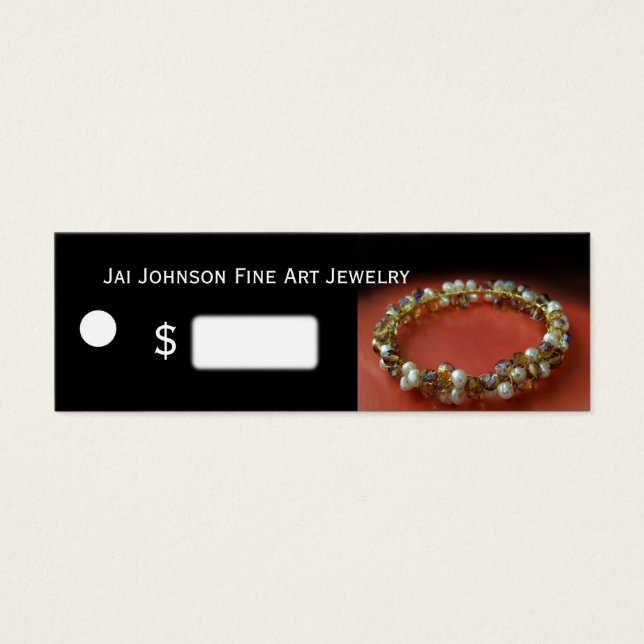 Jewellery Merchandise Price Tags (Front)