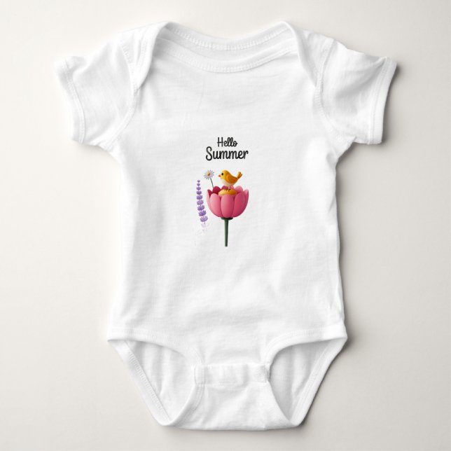 Jewellery not seen  baby bodysuit (Front)