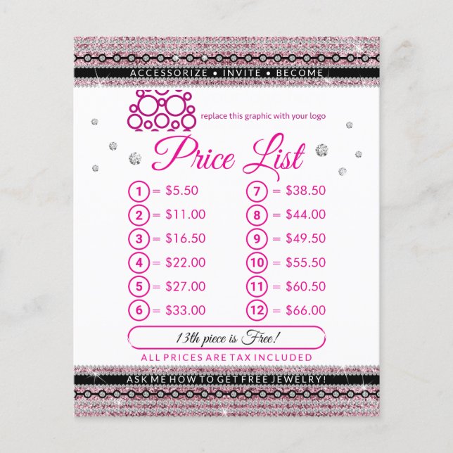 Jewellery Pink Diamond lux Flyer (Front)