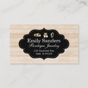 Jewellery Rings Gold Gemstones Business Card