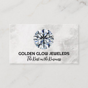 Jewellery Store   Diamond Cut Business Card