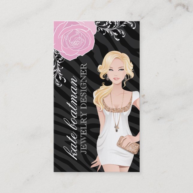 JEWELRY DESIGNER BUSINESS CARD (Front)