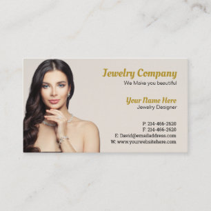 Jewelry Designer /Seller Business Card