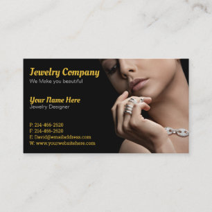 Jewelry Designer /Seller Business Card
