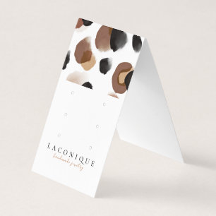 Jewelry Display   Abstract   Leopard Business Card