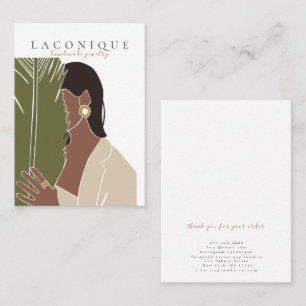 Jewelry Display   Girl Portraits   Abstract Business Card