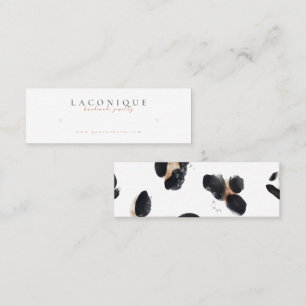 Jewelry Display   Leopard   Watercolor Mini Business Card