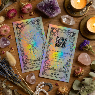 Jewelry Maker    Holographic Celestial  Business Card