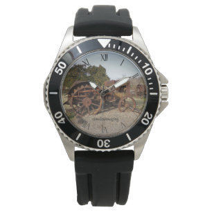 Jewelry, Men's Watches, Style rubber watchband. Watch