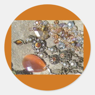 Jewels Classic Round Sticker