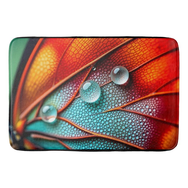 Jewels on a Fiery Wing Bath Mat (Front)