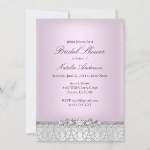Jewels & Pearls Bridal Shower Invitation