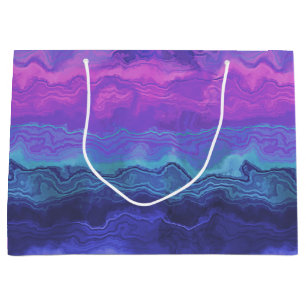 jeweltone agate ombre :  large gift bag
