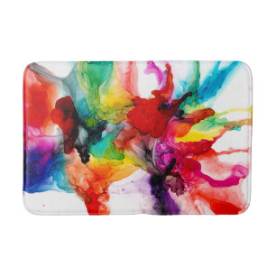 Jeweltone Prism - Watercolor Bath Mat