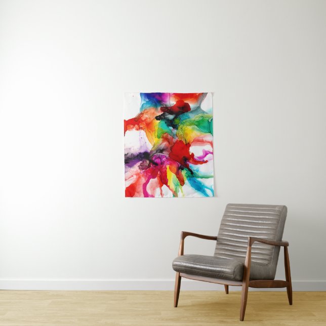 Jeweltone Prism - Watercolor Tapestry (In Situ)