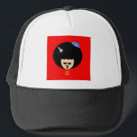 Jewfro Trucker Hat<br><div class="desc">Hat Template</div>