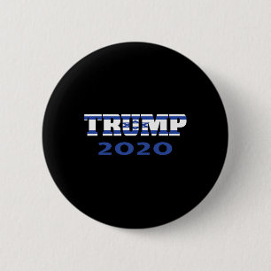 Jewish American Jew For Trump Supporter Israel Fla 6 Cm Round Badge