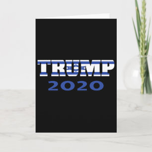 Jewish American Jew For Trump Supporter Israel Fla Card