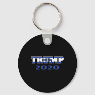 Jewish American Jew For Trump Supporter Israel Fla Key Ring