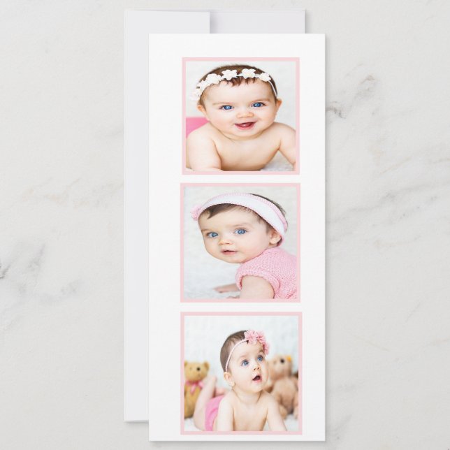 Jewish Baby Naming Ceremony Hebrew Girl Invitation (Front)