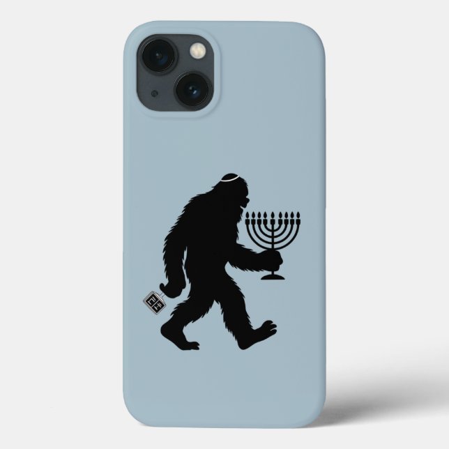 Jewish Bigfoot Hanukkah Chanukah Humour Hilarious  Case-Mate iPhone Case (Back)