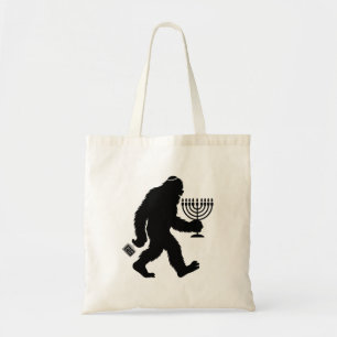 Jewish Bigfoot Hanukkah Chanukah Humour Hilarious Tote Bag
