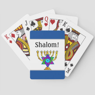 Jewish Candlesticks   Playing Cards