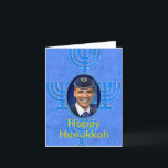 Jewish Card<br><div class="desc">Barack Obama Jewish Yarmulke Hanukkah Jew Hebrew Star of David Holiday Israel President Card</div>