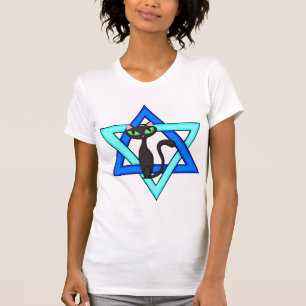 Jewish Cat Stars T-Shirt